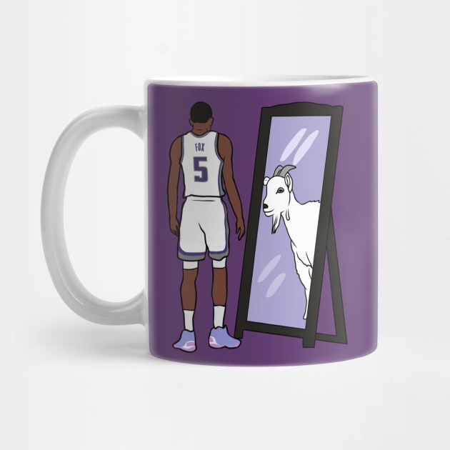 De'Aaron Fox Mirror GOAT by rattraptees